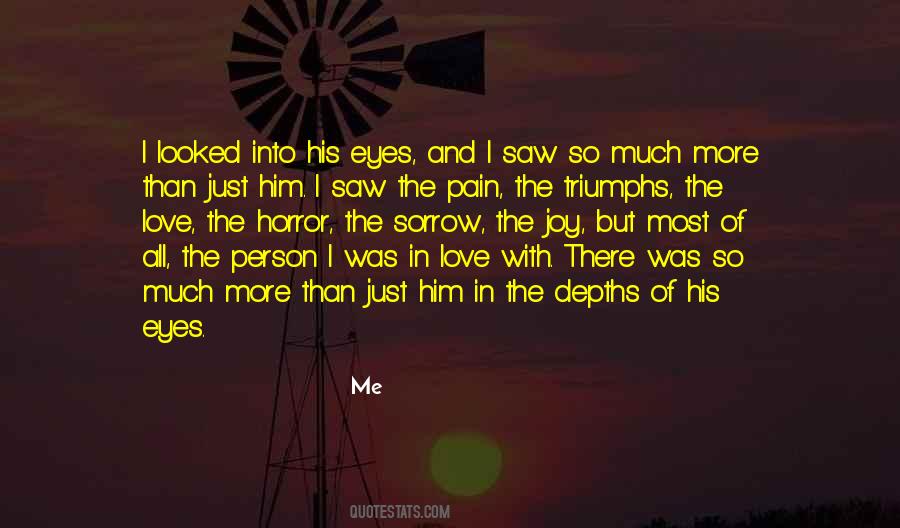 Depths Of Sorrow Quotes #1289649