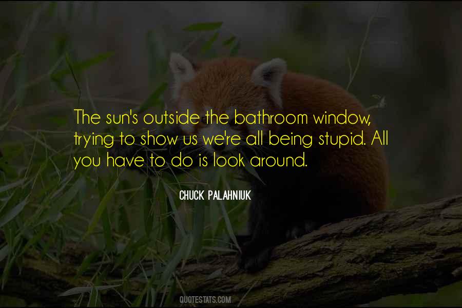 Look Outside The Window Quotes #1278129