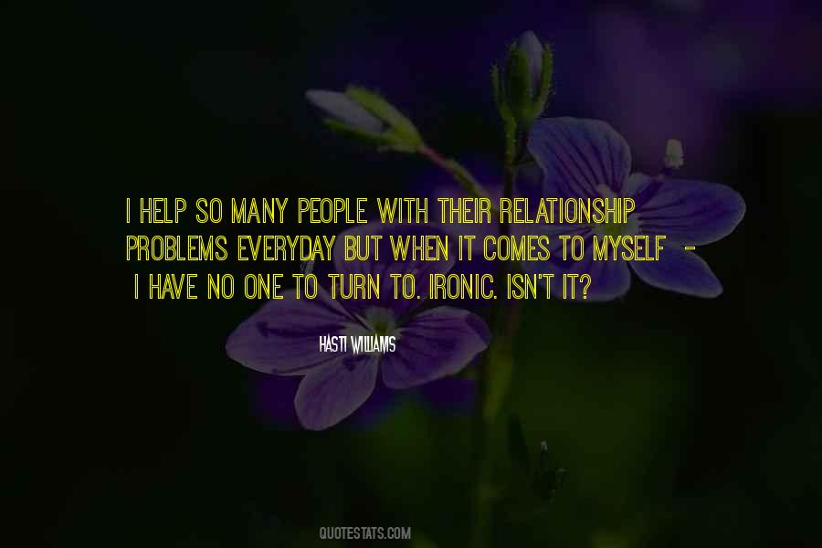 Problems Relationship Quotes #419939