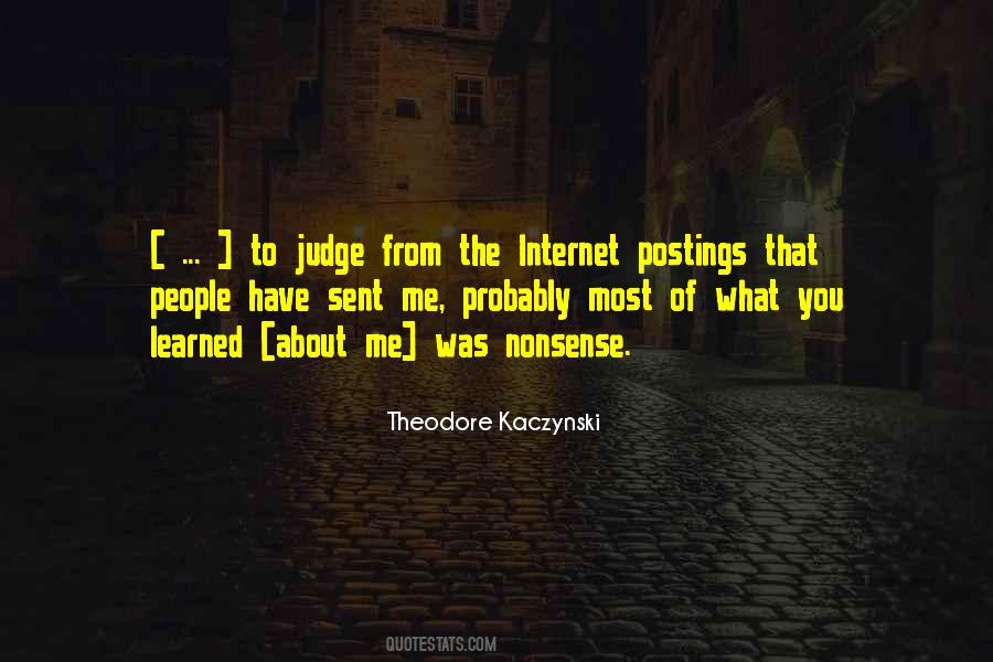 People Judge You Quotes #488527
