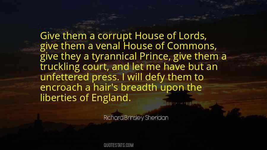 Quotes About The House Of Lords #1524571