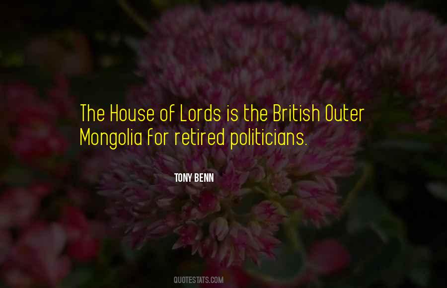 Quotes About The House Of Lords #1710475