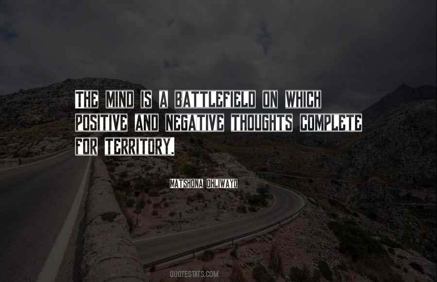 Mind Is A Battlefield Quotes #996623
