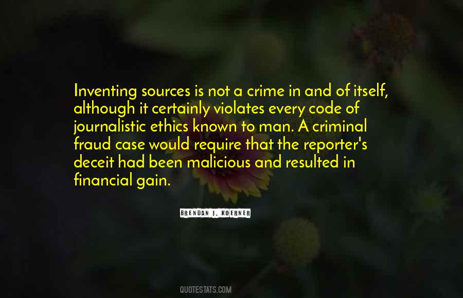 Financial Crime Quotes #578765