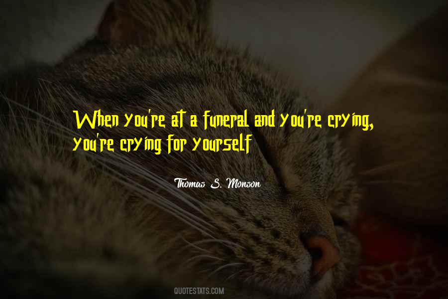 No More Crying Quotes #45264