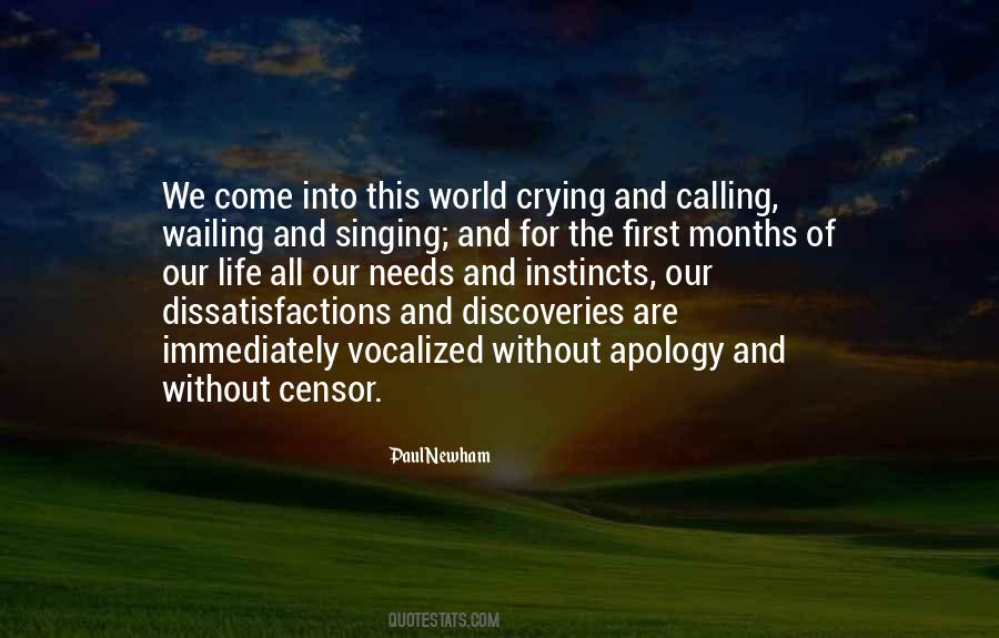 No More Crying Quotes #59649