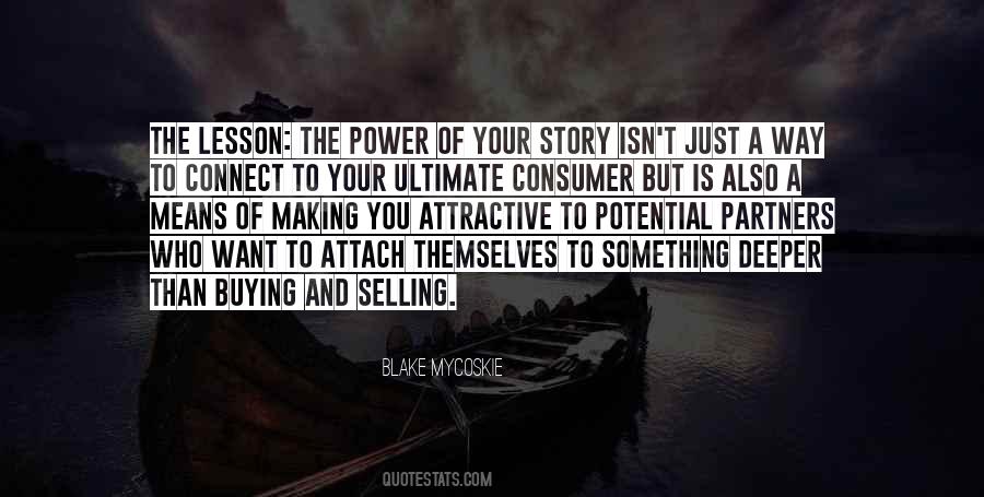 The Power Of A Story Quotes #1722504
