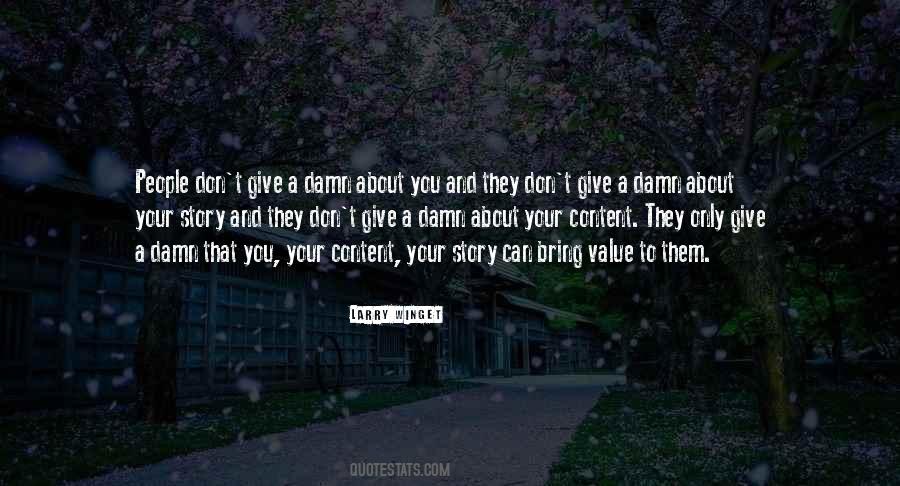 Giving Value Quotes #101943