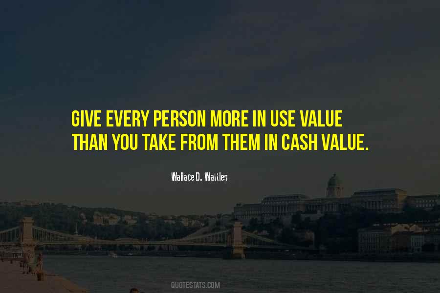 Giving Value Quotes #1164250