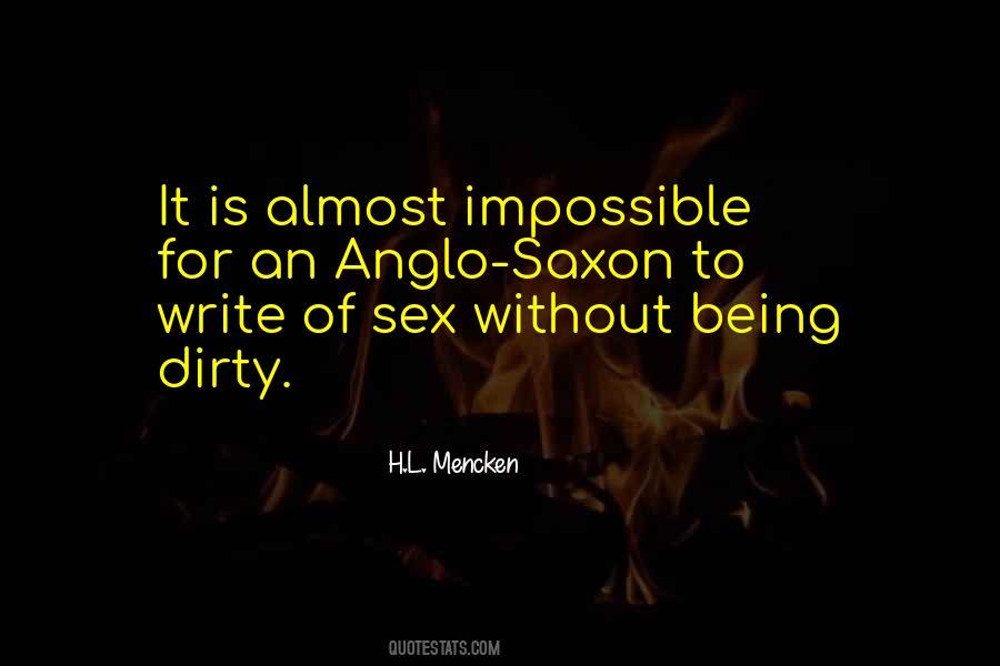 Being Dirty Quotes #675765