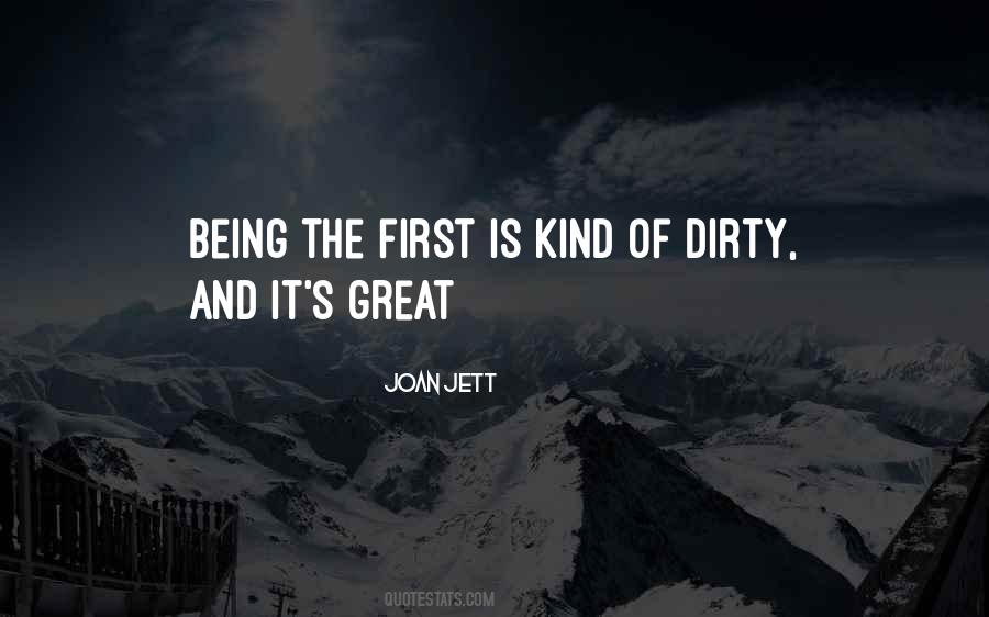Being Dirty Quotes #678800