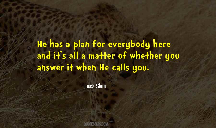 Plan God Quotes #26640
