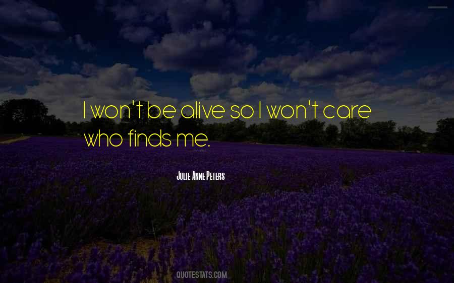 Quotes About Care Who #1067081