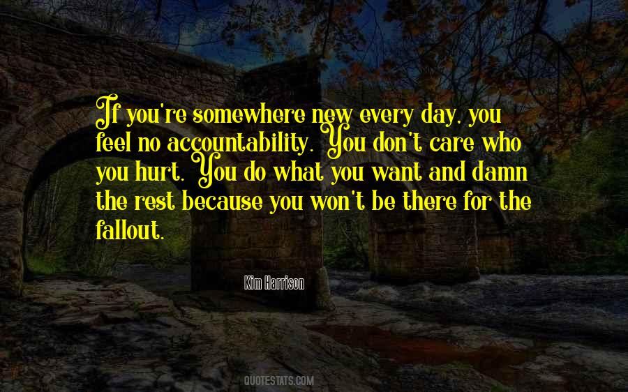 Quotes About Care Who #1370345