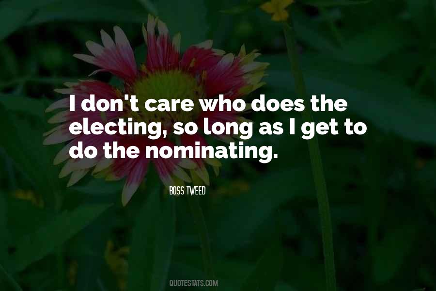 Quotes About Care Who #1475360