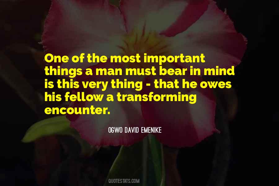 One Thing In Mind Quotes #32707