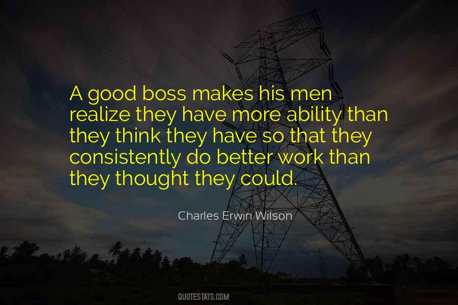 More Than A Boss Quotes #996929