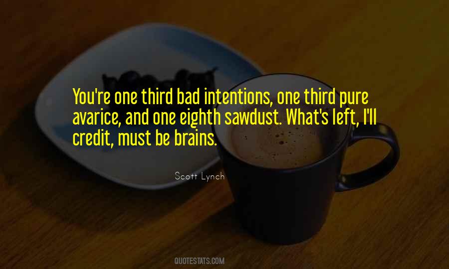 I Have No Bad Intentions Quotes #89220