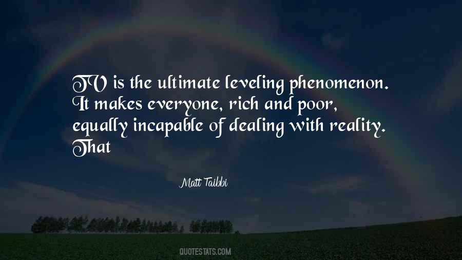 Dealing With Reality Quotes #1491181
