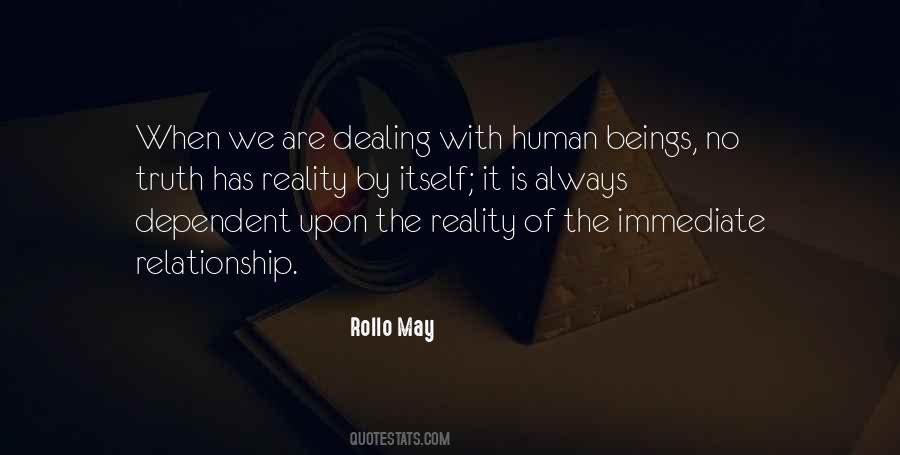 Dealing With Reality Quotes #1577579
