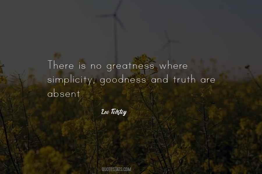 Truth And Goodness Quotes #1770