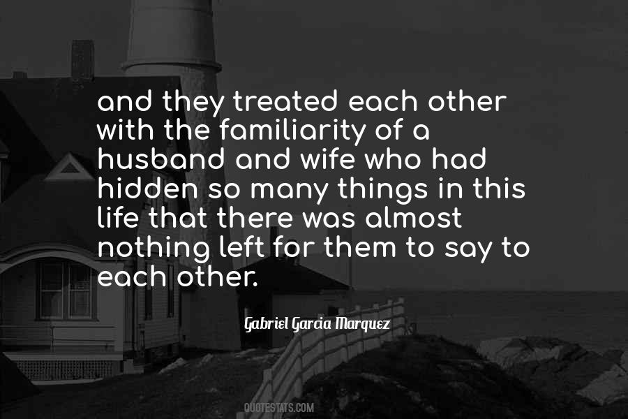 Life Of Husband And Wife Quotes #1471169
