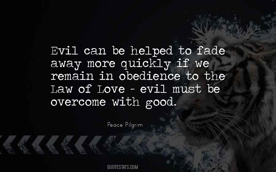 Love Evil Quotes #1299027
