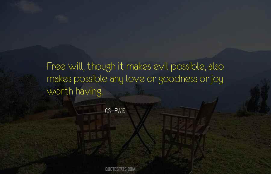 Love Evil Quotes #237168