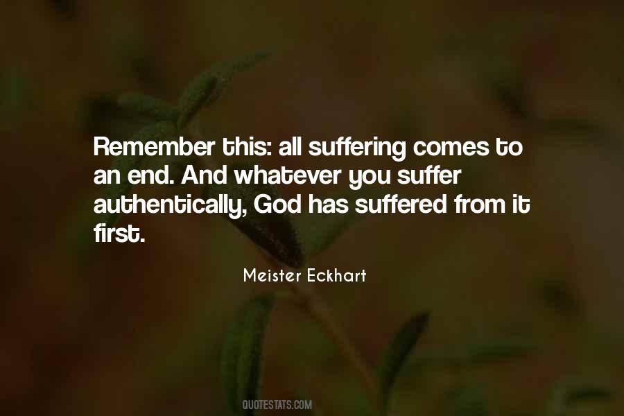 You Will Suffer As I Have Suffered Quotes #1796215