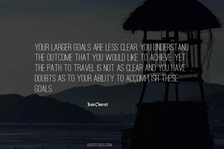 Travel Goal Quotes #462846