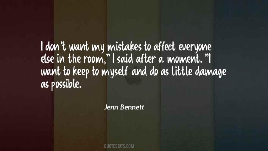 No Room For Mistakes Quotes #416863
