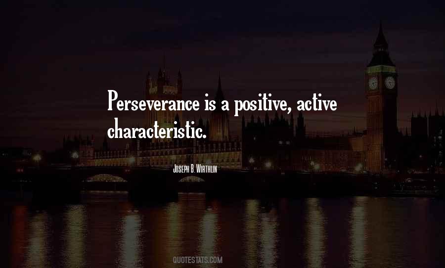 Positive Perseverance Quotes #541223