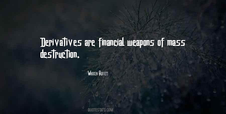 Derivatives Warren Buffett Quotes #1134819