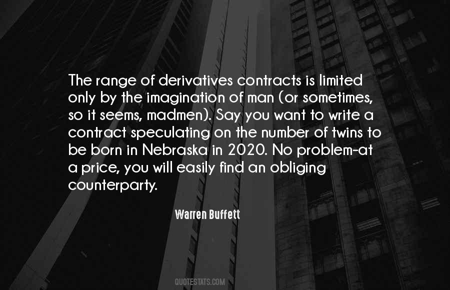 Derivatives Warren Buffett Quotes #1798421