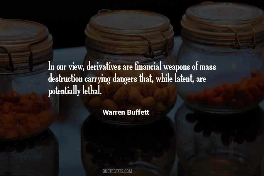 Derivatives Warren Buffett Quotes #743597