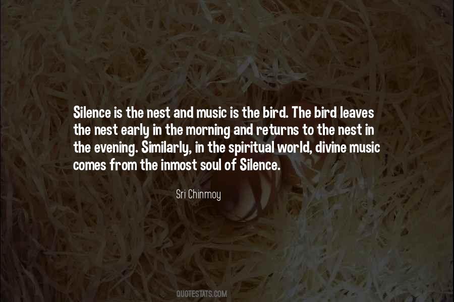 Silence Is Music Quotes #1367861