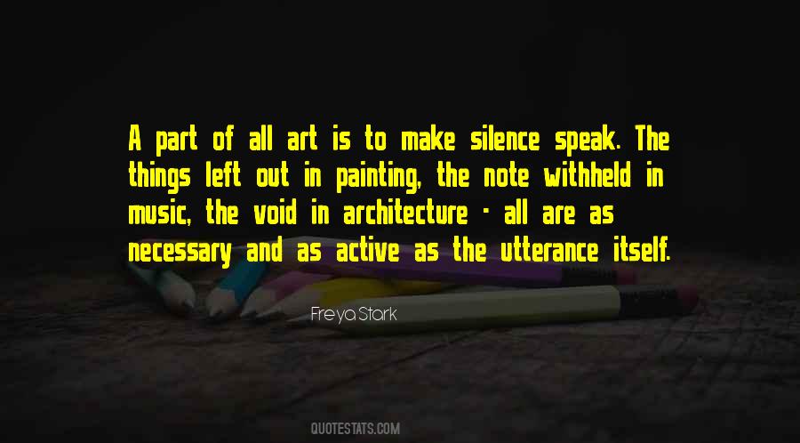 Silence Is Music Quotes #542934