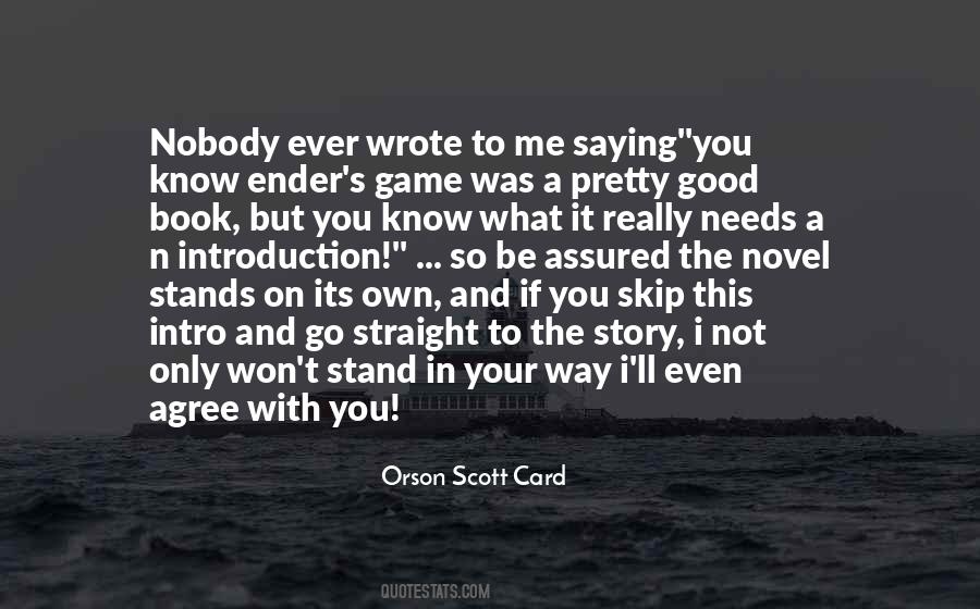 Stands In The Way Quotes #883155