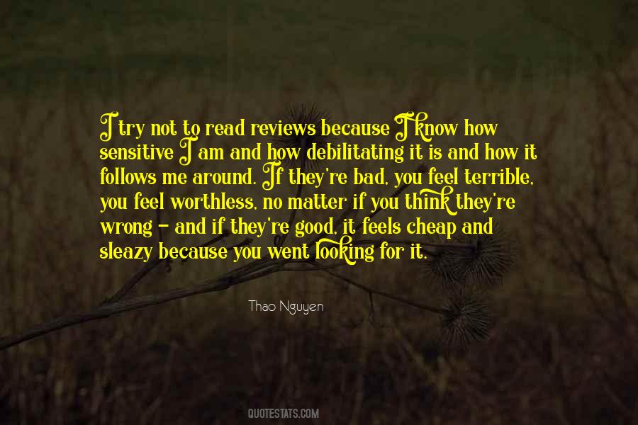 Trying Not To Think Quotes #1266045