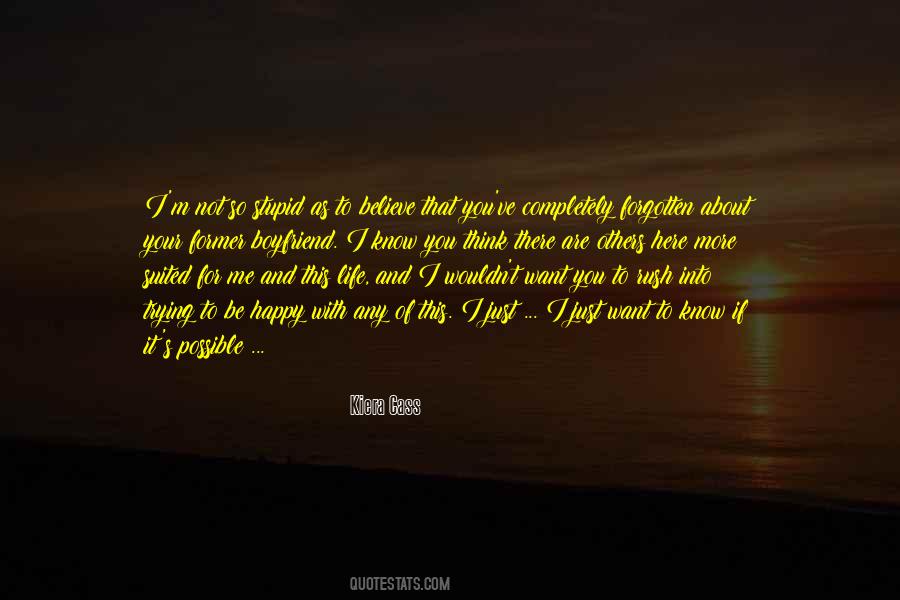 Trying Not To Think Quotes #1286341