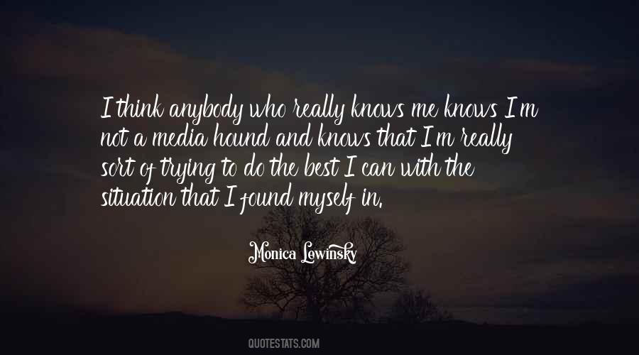 Trying Not To Think Quotes #538848