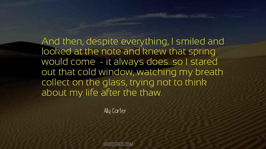 Trying Not To Think Quotes #610155