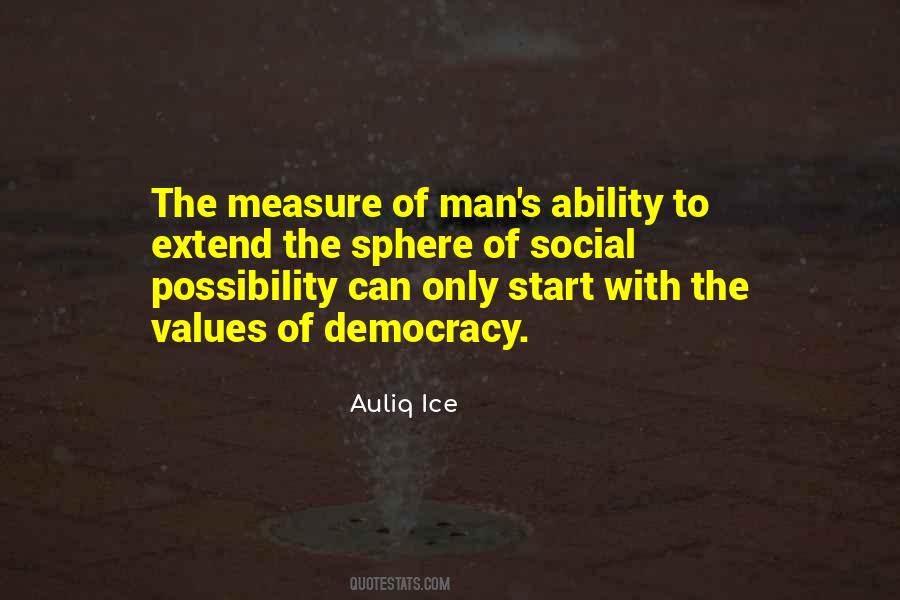Quotes About The Measure Of Man #1400436