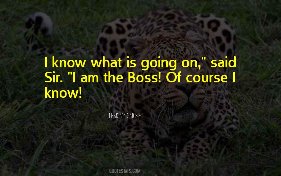 I Know What Is Going On Quotes #1591600