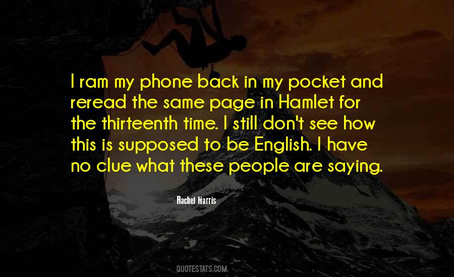 Hamlet Hamlet Quotes #236507