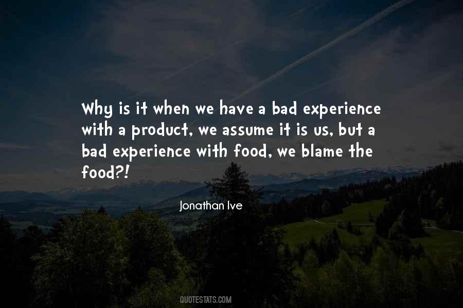 Food Experience Quotes #1613741