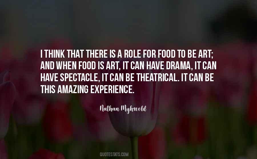 Food Experience Quotes #95321