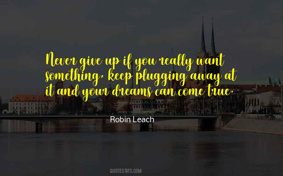 I Give Up On My Dreams Quotes #618246