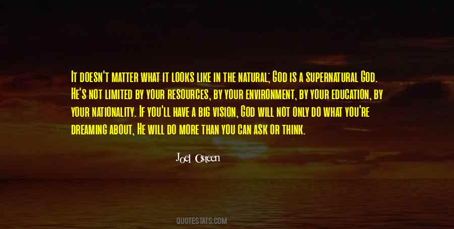 Supernatural God Quotes #1307380