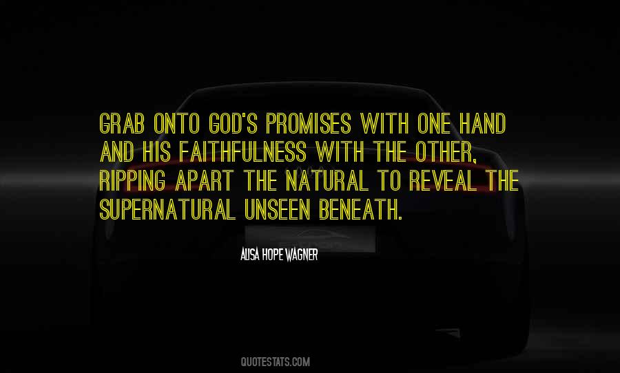Supernatural God Quotes #1497066